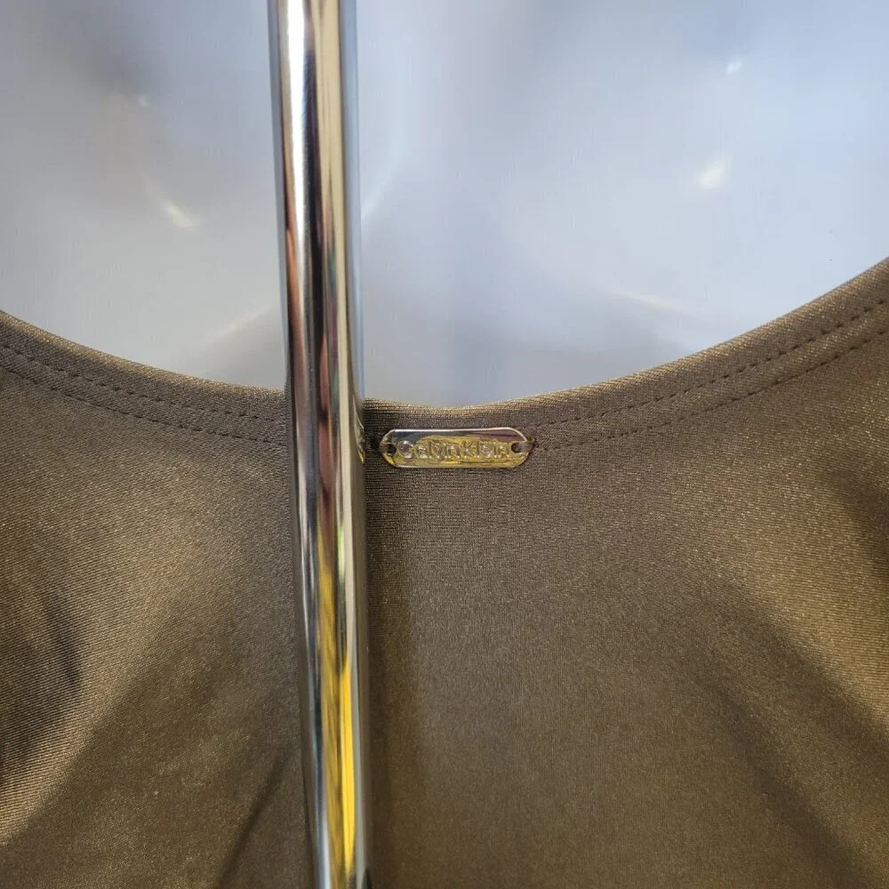 Calvin Klein Twist-Front Tummy-Control One-Piece Swimsuit